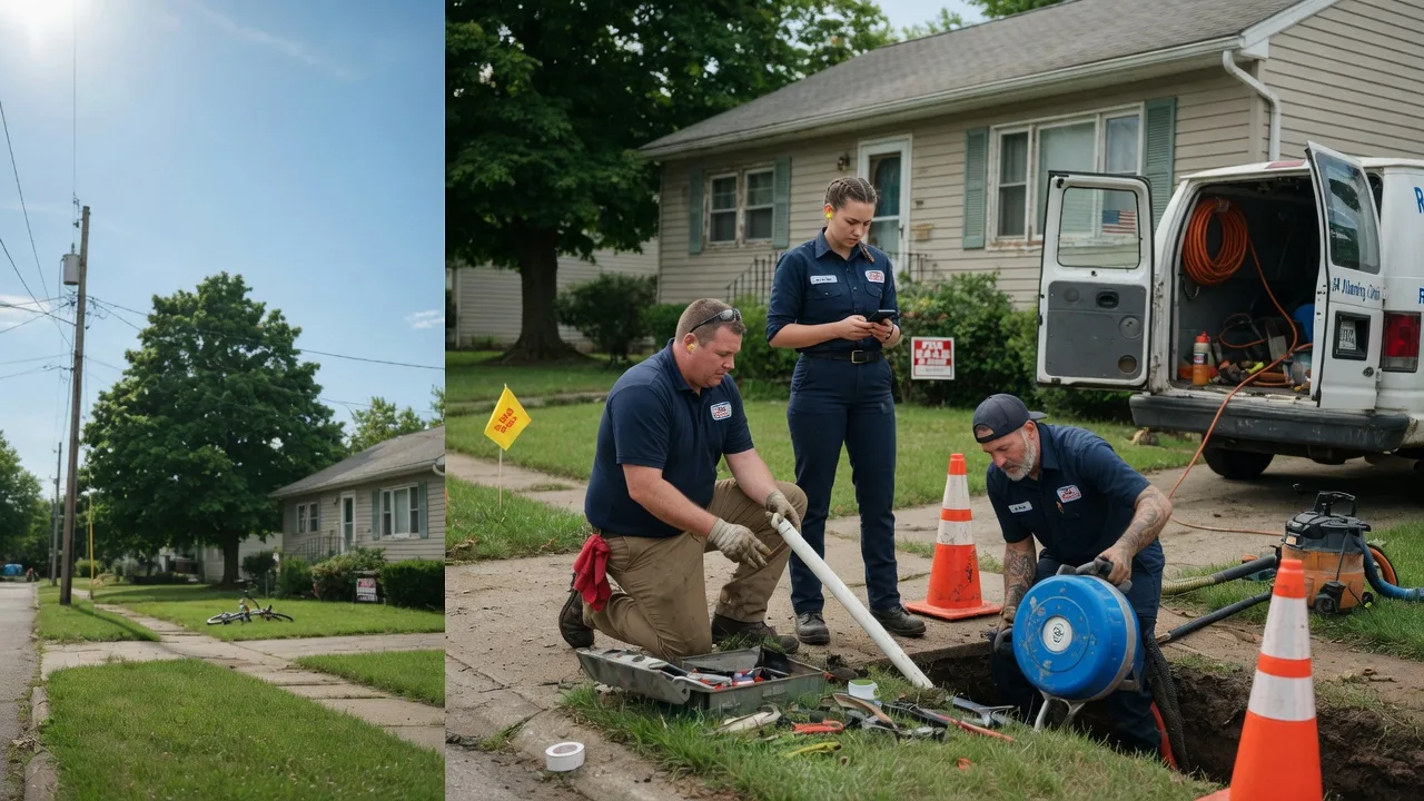 Sewer Line Repair in Eau Galle, WI near me